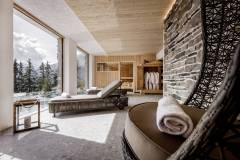 Natural Swimming Pond at the  LENI MOUNTAIN Appartements & Chalet