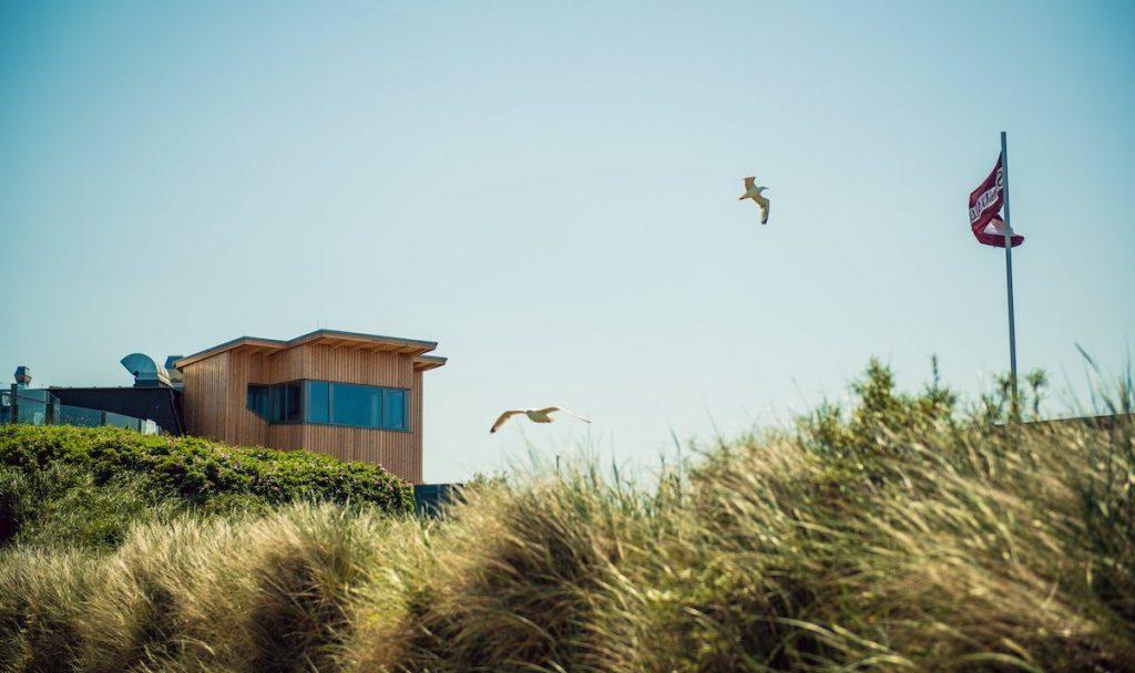 The panoramic sauna from outside. © KV Juist