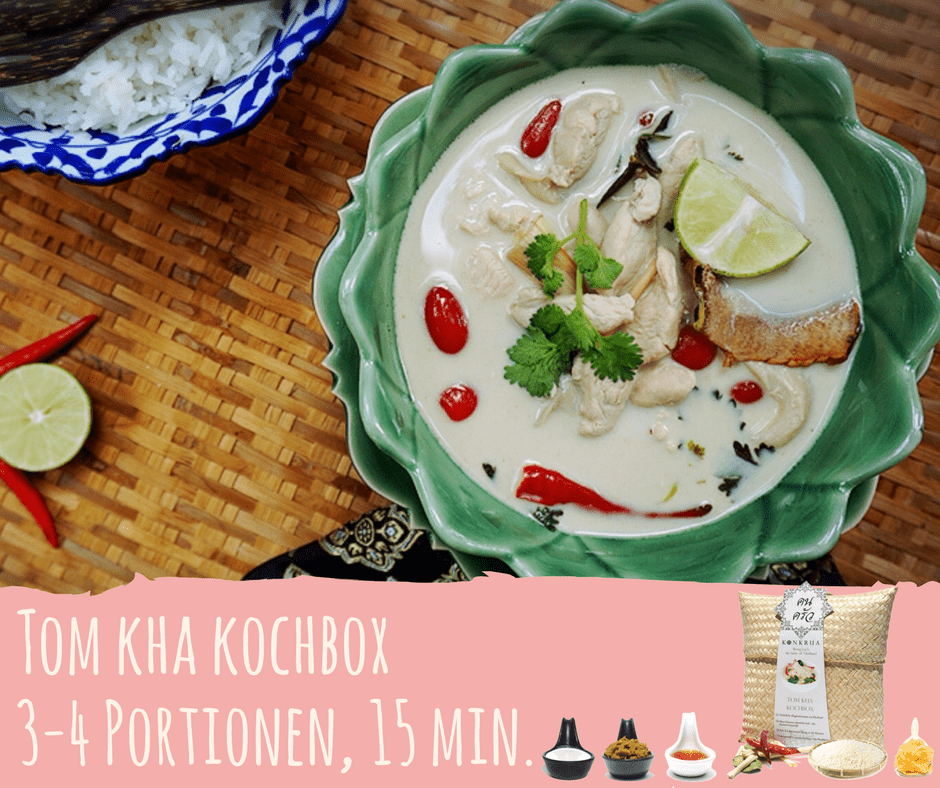 Original Zutaten aus Thailand in der Tom Kha Kochbox