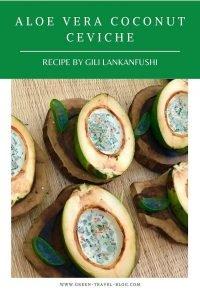Aloe Vera Coconut Ceviche Gili Lankanfushi