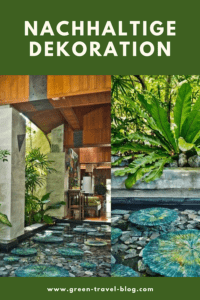 Nachhaltige Dekoration