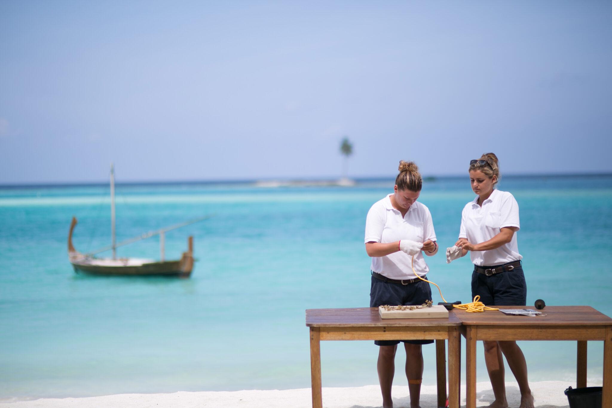 Interview mit den Meeresbiologen des Gili Lankanfushi auf den Malediven