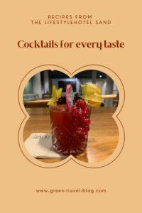 Cocktails, Lifestylehotel SAND