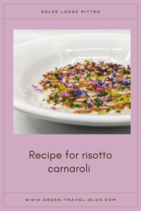 Risotto recipe Adler Lodge
