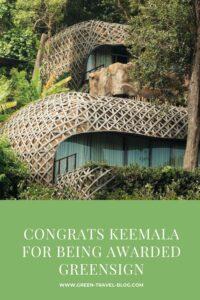 Green Pearls® hotels, Keemala GreenSign