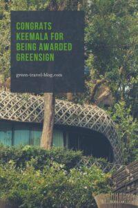 Green Pearls® hotels, Keemala GreenSign