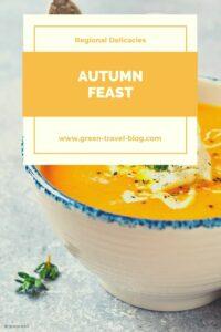 Typical Food for autumn: A yummy pumpkin-soup.