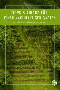 Pinterest Grafik: Nachhaltiger Garten