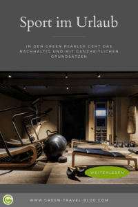Pinterest Grafik: Sport im Urlaub, Sport und Training