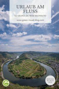 Pinterest Grafik: Nachhaltiger Urlaub am Fluss