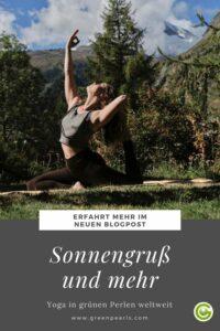 Pinterest Grafik: Yoga auf der ganzen Welt