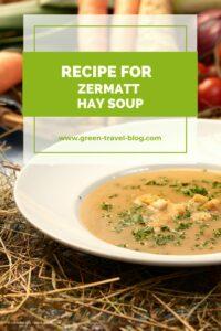 Pinterest Graphic: Recipe Zermatt Hay Soup