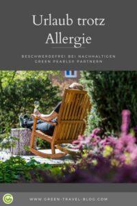 Pinterest Grafik: Urlaub mit Allergien