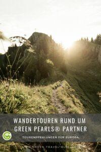 Pinterest Grafik: Wandertouren in Europa