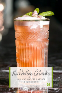 Pinterest Nachhaltige Getränke bei Green Pearls Hotels Cocktail