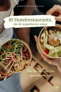 gedeckter Tisch, slow food, Hotelrestaurants