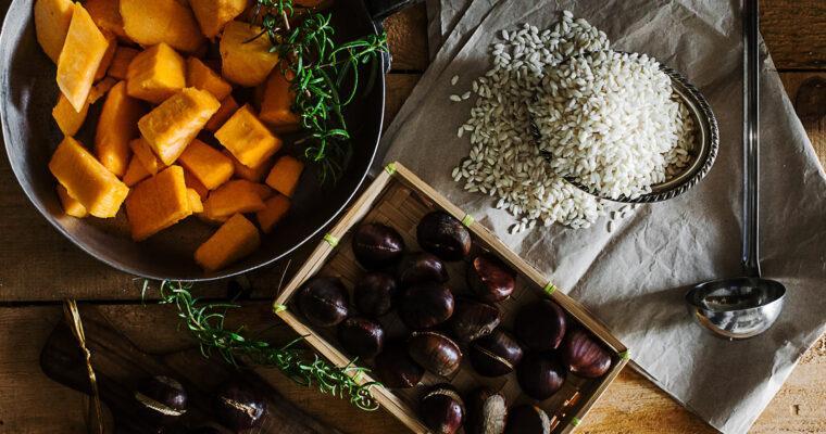 Autumn recipe: pearl spelt risotto with pumpkin and chestnuts from Biohotel Sturm