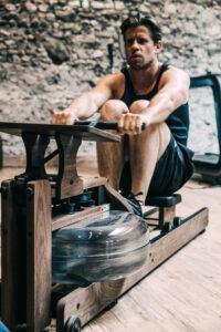 Water Rower aus Holz