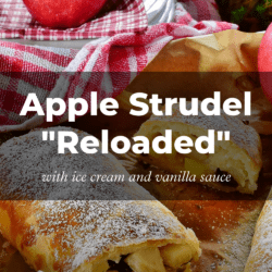 Recipe for an apple strudel from the SCHWARZWALD PANORAMA