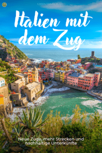 Entdecke Italien mit dem Zug: Zum Beispiel bei einer Bahnreise entlang der berühmten Cinque Terre!