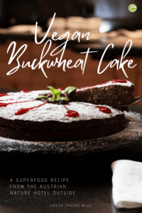 Recipe for vegan buckwheat cake from the Naturhotel Outside