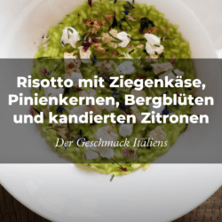 Einfaches Risottorezept mit raffinierten Geschmackstwists: Zitrone, Piniencreme und Blüten