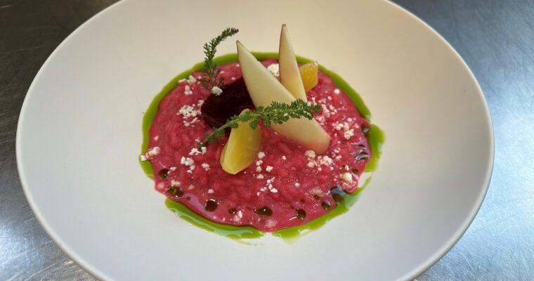 Südtiroler “Pink Lady” Risotto Rezept vom OLM Nature Escape